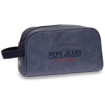 Pepe Jeans Jack Neceser de Viaje, 26 cm, 4.99 Litros, Azul