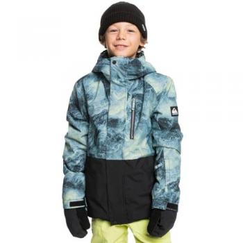 Quiksilver Chaqueta de esquí y snow Mission Printed para niños (4-16 años) - Color Verde