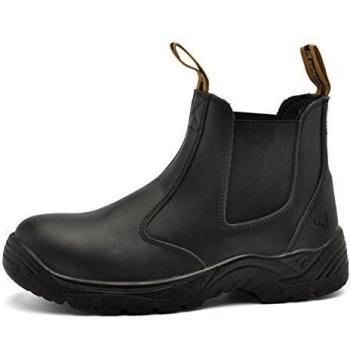 SAFETOE Botas de Seguridad Hombre Trabajo CE S3-8025 Botas de Trabajo con Punta de Acero Impermeables