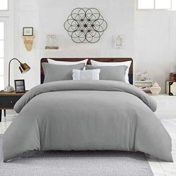 WAVVE Funda Nórdica 220x230 cm para Cama 135/150 con 2 Fundas de Almohada 40x75 cm, Funda de Edredón de Microfibra, Suave y Transpirable