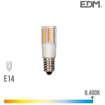 Bombilla tubular LED E14 5,5W 700lm 6400K luz fría Ø1,8x5,7cm EDM
