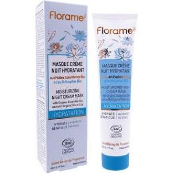 Mascarilla Crema Hidratante de Noche Biológica Florame 65ml