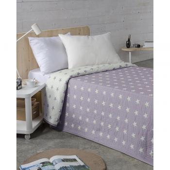 Colcha Jacquard Reversible Star - Colcha Bouti de Alta Calidad con Diseño Moderno y Tacto Suave