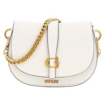 Guess Mini Kuba Flap Crossbody Bag - Gray, Female