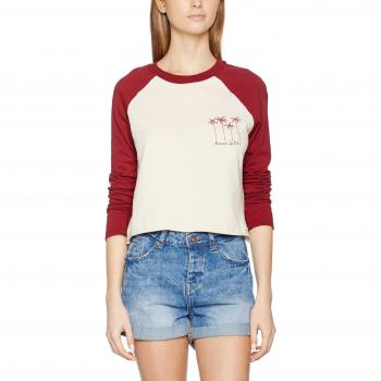 Double Agent Ranglan, Camiseta de Manga Larga para Mujer, Beige