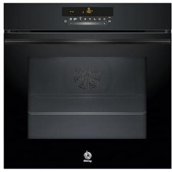 Horno Multifunción BALAY 3HB5879N7 Cristal Negro 71L Pirólisis Aqualisis Control Táctil Raíles Flex 40 Recetas