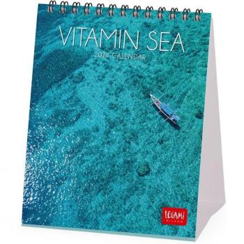 Calendario de mesa Legami 12X14 2024 Vitamin Sea
