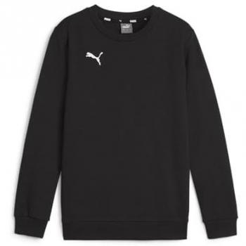Sudadera Casual para Niños Puma teamGOAL de Algodón Negra
