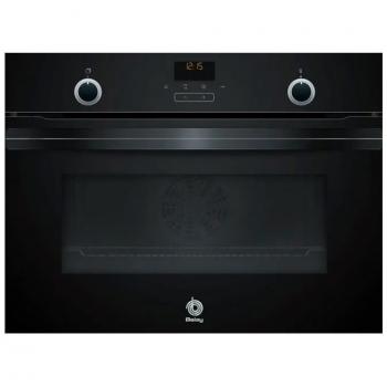 Balay 3CB5151N2 Horno Compacto Multifunción 47L Clase A Aquálisis Cristal Negro