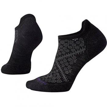 Smartwool Women's PhD Run Light Elite Micro, calcetines-para-correr Mujer, Black, M
