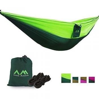 Arctic Monsoon Hamaca portátil, paracaídas en nylon Hamaca 400 lbs
