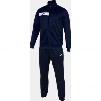 Chándal hombre Columbus marino Joma, tejido 100% poliéster, incluye chaqueta con cremallera y pantalones con cintura elástica, diseño moderno y cómodo ideal para deporte o uso diario