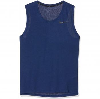 Nike M NK BRT Tank HPR Dry, Hombre, Blue Void/htr/Black, S