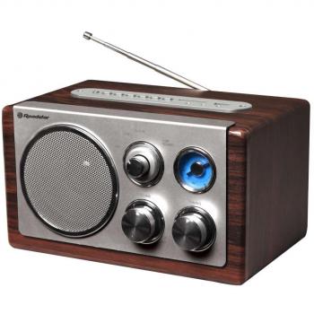 Roadstar RCR-4635UMP/BK Radio CD Portátil con Cassette, Digital PLL FM, Reproductor de CD-MP3, Entrada USB, AUX-IN, Salida para Auriculares, 1.8