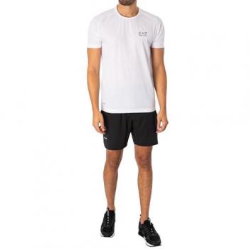 Conjunto Deportivo EA7 Emporio Armani Camiseta y Pantalón Corto Dynamic Athlete Multicolor para Hombre