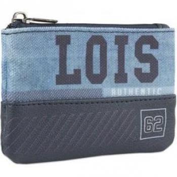 Monedero Hombre Lois Jeans 206402 Azul - Cartera Juvenil con RFID Antirrobo