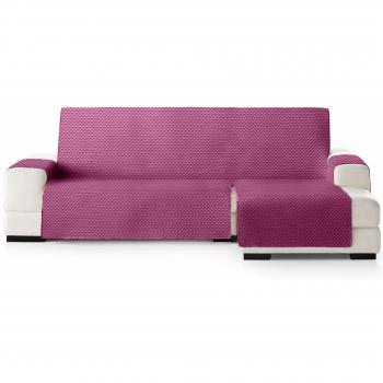 Eysa Oslo Funda, Poliéster, Fucsia/Gris, Chaise Longue Extra 290cm. Válido para sofá Desde 300 a 350cm