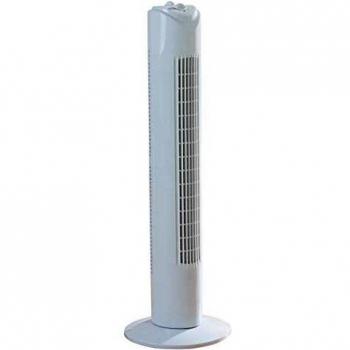Ventilador de Torre Slimline 32 Pulgadas con 3 Velocidades y Temporizador de 2 Horas - Blanco
