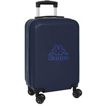 Trolley de Cabina Kappa Azul Marino 20'' con dimensiones 34,5 x 55 x 20 cm, maleta ligera, con ruedas y candado de seguridad