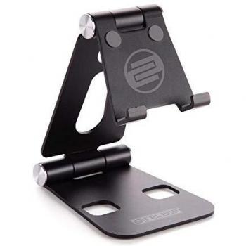 Reloop Smart Display Stand - adjustable foldable display stand for livestream or video conference compatible with iphone, ipad, android tablet smartphone or device up to 13 screen size