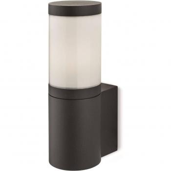 Aplique moderno Beta Grafito 1 bombilla 24cm, lámpara de pared para exterior Graphite IP54, E27