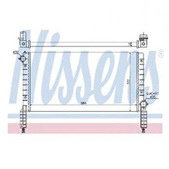 Radiador de refrigeración del motor NISSENS 61769, compatible con vehículos específicos, fabricado en materiales de alta calidad para una óptima transferencia de calor, diseño eficiente para un rendimiento mejorado del sistema de refrigeración y fá