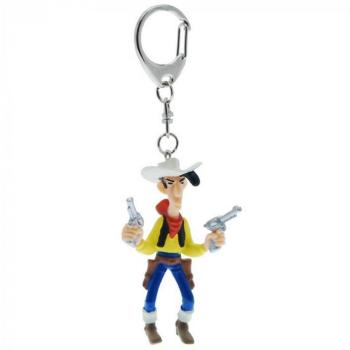 Lucky Luke Keyring Figurine with Pistols - Plastoy