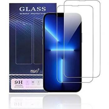 UNO' Dos Unidades De Protector Pantalla Compatible Con Iphone 13 Pro Max