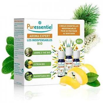 Cofre Esenciales Puressentiel BIO - 3 Aceites Esenciales Indispensables