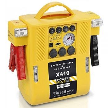 POWERPLUS POWX410 Arrancador de baterías multifunción 4 en 1, 12 V