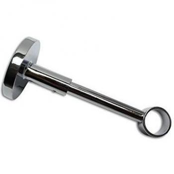 Gardinia 31051 Delantero para cortineros 1-para jodernos Cerrado, Serie Chicago, diámetro 20 mm, Cromo