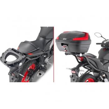 GIVI Monorack para maleta Monolock compatible con Yamaha MT 03 (2020-2021) modelo M5M-M6M, referencia 2151FZ
