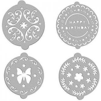 Kitchen Craft - Plantillas Decoracion, Set de 8 Unids