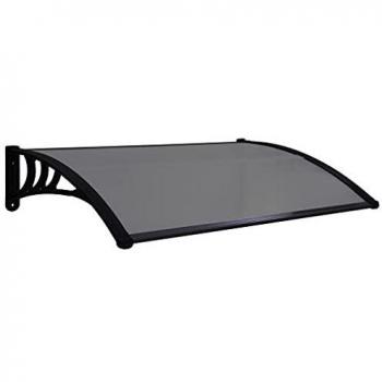 Black Door Canopy 120x80 cm Polycarbonate (PC)