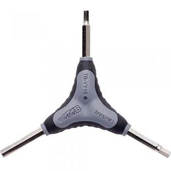 Super B TB-YY15 - Llave Torx, Color Negro y Gris
