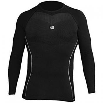 SportHG HG-Pool Camiseta térmica Doble Soft, Hombre, Negro, M