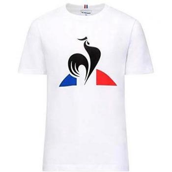 Le Coq Sportif ESS tee SS N°2 Enfant New Optical White Camiseta, Niños, 12A