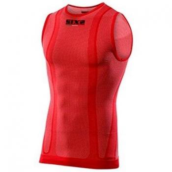 Sixs Red XS Technical Sleeveless Base Layer