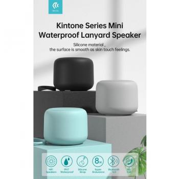 Altavoz Bluetooth 5.0 5W Resistente al Agua de Silicona Negro con Batería de 8 Horas