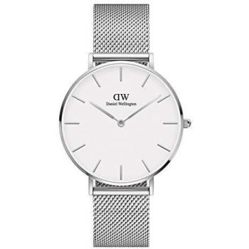 Daniel Wellington Petite Sterling, Reloj Plateado, 36mm, Metálico, para Mujer y Hombre