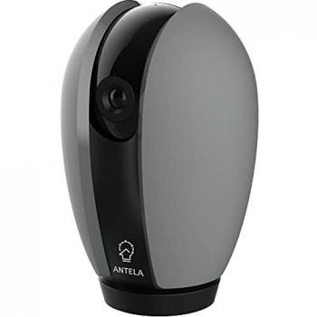 ANTELA Cámaras Vigilancia IP WiFi 1080p Interior Audio Bidireccional,Visión Nocturna Automática,Detección de Movimiento /Sonido, Compatible con Alexa/ Asistente de Google /iOS /Android