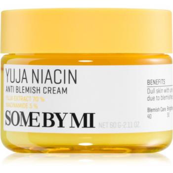 Some By Mi Yuja Niacin Anti Blemish Cream 60g - Hydrating and Illuminating Face Cream for Skin with Hyperpigmentation