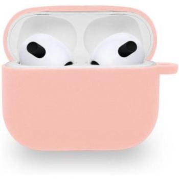 Funda de silicona protectora para Airpods 3 color rosa