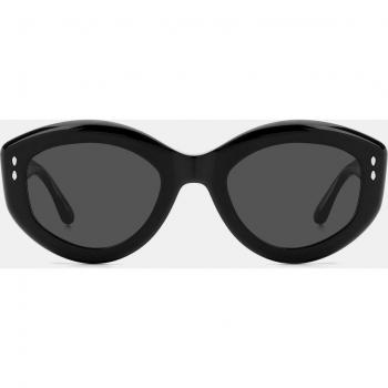 Isabel Marant Round Sunglasses, Female, Black/Grey, Size: 52 MM