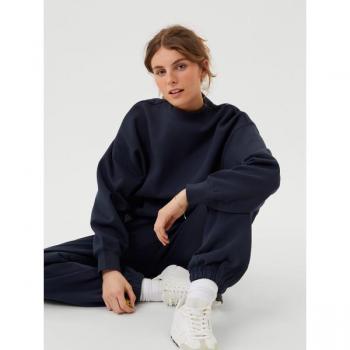 Björn Borg Studio Oversized Crew Sweatshirt, Navy, Size L