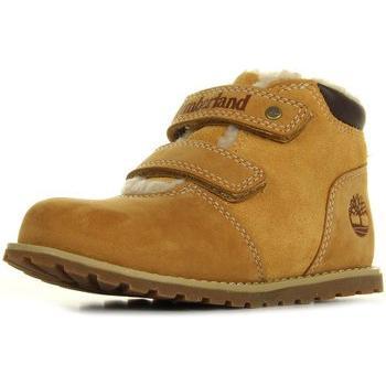 Botas Timberland Pokey Pine Warm Lined para niña, color amarillo pálido, talla 28