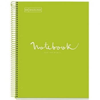 Cuaderno Espiral A4 Emotions 80 Hojas 90 g/m² Rayado Horizontal Lima