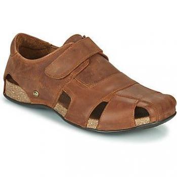 Sandalia Panama Jack Fletcher Basics - Color Marrón - Piel Auténtica - Confort y Estilo