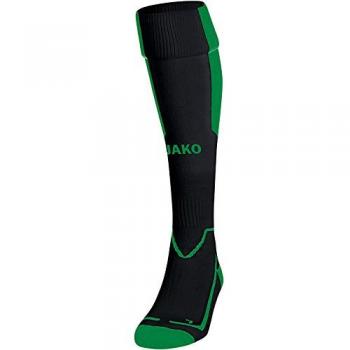Jako – Medias deportivas Lazio, todo el año, unisex, color Varios colores - negro/verde, tamaño small