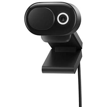 Cámara Web Moderna Microsoft 1080p HDR USB-A para Negocios con Sistema de Montaje Versátil - Negra